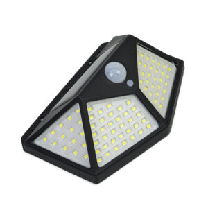PNI GreenHouse WS10 LED saulės energija įkraunamas šviestuvas, 100 LED, 600 lm, PIR kampas 120 laipsnių, baterija 1800 mAh, montuojamas ant sienos - Image 8