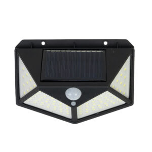 PNI GreenHouse WS10 LED saulės energija įkraunamas šviestuvas, 100 LED, 600 lm, PIR kampas 120 laipsnių, baterija 1800 mAh, montuojamas ant sienos - Image 9