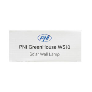 PNI GreenHouse WS10 LED saulės energija įkraunamas šviestuvas, 100 LED, 600 lm, PIR kampas 120 laipsnių, baterija 1800 mAh, montuojamas ant sienos - Image 12