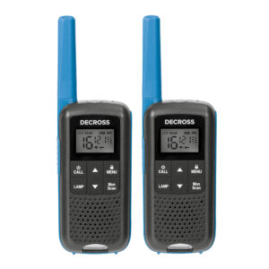 Nešiojama PMR radijo stotelė PNI Decross DC63 mėlyna, 446MHz, 0.5W, 16 kanalų, 1000mAh NiMH, IPx4, 2 vienetų komplektas - Image 4