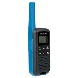 Nešiojama PMR radijo stotelė PNI Decross DC63 mėlyna, 446MHz, 0.5W, 16 kanalų, 1000mAh NiMH, IPx4, 2 vienetų komplektas - Image 8