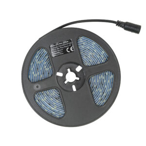 LED juosta PNI 2835W, šaltai balta, IP20, silikoninė, 5 metrų ilgio, jutiklinis mygtukas, maitinimo šaltinis 230V, reguliuojamo ryškumo, 300 LED 2835 - Image 4