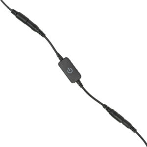 LED juosta PNI 2835W, šaltai balta, IP20, silikoninė, 5 metrų ilgio, jutiklinis mygtukas, maitinimo šaltinis 230V, reguliuojamo ryškumo, 300 LED 2835 - Image 5