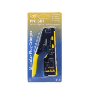 PNI SR7 replės kabelių kirpimui, izoliacijos nuėmimui ir RJ12, RJ45 CAT5, CAT6, CAT7, CAT8 jungčių užspaudimui - Image 7