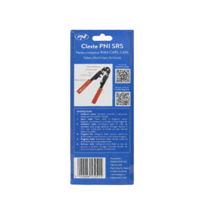 PNI SR5 replės kabelių kirpimui, izoliacijos nuėmimui ir RJ45 CAT5, CAT6 jungčių užspaudimui - Image 6