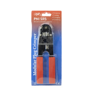 PNI SR5 replės kabelių kirpimui, izoliacijos nuėmimui ir RJ45 CAT5, CAT6 jungčių užspaudimui - Image 7