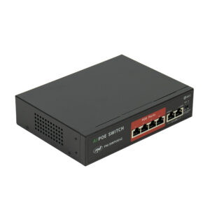 POE komutatorius PNI SWPOE42, 4 POE 100 Mbps prievadai ir 2 UP Link 100 Mbps prievadai, 65W, AI Extend funkcija iki 250m, 4kV apsauga nuo žaibo - Image 8