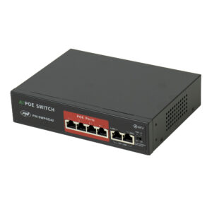 POE komutatorius PNI SWPOE42, 4 POE 100 Mbps prievadai ir 2 UP Link 100 Mbps prievadai, 65W, AI Extend funkcija iki 250m, 4kV apsauga nuo žaibo - Image 9