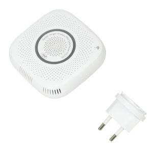 Metano dujų jutiklis (CH4) PNI SafeHouse HS201 su „WiFi“, valdymas per „Tuya Smart“ programėlę, 230V maitinimo šaltinis, balso pranešimai, garsinis ir vaizdinis aliarmas, elektromagnetinio vožtuvo išvestis - Image 3