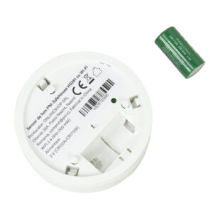 Dūmų jutiklis PNI SafeHouse HS261 su „Wi-Fi“, valdymas per „Tuya Smart“ programėlę, 3V baterijos maitinimas, 85dB, garsinis ir vaizdinis signalas, tylusis aliarmas - Image 3