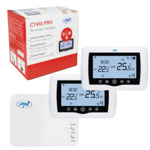 Išmanusis termostatas PNI CT410 PRO belaidis, su WiFi, 2 zonų valdymas internetu, šildymo sistemoms, siurbliams, elektromagnetiniams vožtuvams, TuyaSmart programėlė, histerezė 0,2 °C - Image 10