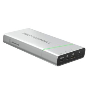 Green Cell PBPLGC20P nešiojamasis įkroviklis Ličio-jonų (Li-Ion) 20800 mAh Aliuminis, Juoda, Žalia, Šviesiai Žalia, Sidabras - Image 1