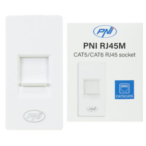 PNI RJ45M modulinis interneto lizdas, įmontuojamas