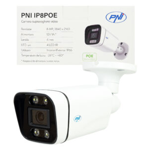PNI IP8POE 4K 8MP vaizdo stebėjimo kamera - Image 2