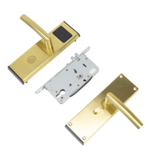 PNI CH2000R PRO Gold viešbučio durų užraktas su kortelių skaitytuvu, atidaromas į dešinę pusę - Image 8