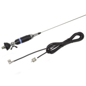 Dėžė 50 vienetų CB antenų PNI S9 su drugelio tipo laikikliu, antenos ilgis 120 cm, su 4 m RG58 kabeliu - Image 5