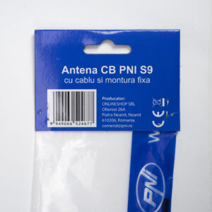 Dėžė 50 vienetų CB antenų PNI S9 su drugelio tipo laikikliu, antenos ilgis 120 cm, su 4 m RG58 kabeliu - Image 13