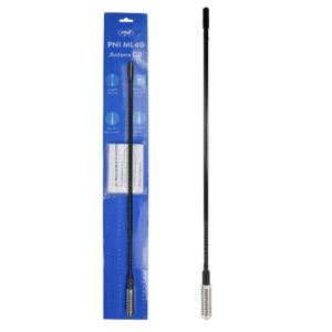 Bax 50 vienetų CB antenos PNI ML40, ilgis 57 cm, su pridedamu M6 į M5 sriegio adapteriu