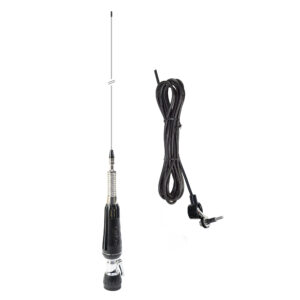 Bax 30 vienetų CB antenos PNI LED 1000 sulankstomos, 80 cm ilgio, su kabeliu ir drugelio tipo tvirtinimu, 26-30 MHz, 300 W, šviečia siuntimo metu - Image 2