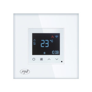 Išmanusis termostatas PNI CT25W WiFi dujiniam šildymo katilui, montuojamas į sieną, 16A, valdymas per „Tuya Smart“ programėlę, dieninis programavimas, rankinis/automatinis režimas, balta spalva - Image 5