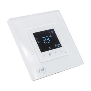 Išmanusis termostatas PNI CT25W WiFi dujiniam šildymo katilui, montuojamas į sieną, 16A, valdymas per „Tuya Smart“ programėlę, dieninis programavimas, rankinis/automatinis režimas, balta spalva - Image 6
