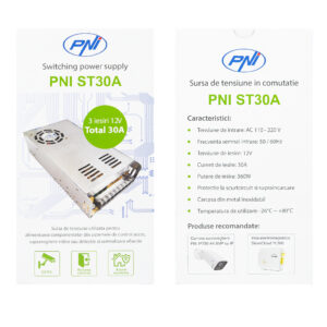 Perjungiamasis įtampos šaltinis PNI ST30A 12V 30A 360W - Image 2