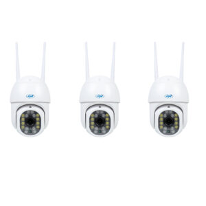 3 dalių rinkinys PNI IP440 WiFi PTZ belaidė vaizdo stebėjimo kamera, 4MP, skaitmeninis priartinimas, micro SD lizdas, autonominė, judesio aptikimo signalizacija, judesio sekimas - Image 2