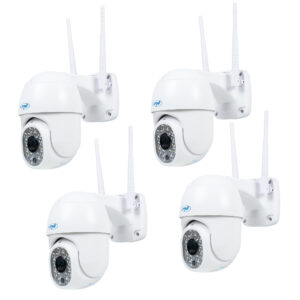 4 dalių rinkinys PNI IP440 WiFi PTZ belaidė vaizdo stebėjimo kamera, 4MP, skaitmeninis priartinimas, micro SD lizdas, autonominė, judesio aptikimo signalizacija, judesio sekimas - Image 2