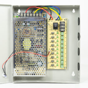 PNI STC15.2A vaizdo stebėjimo maitinimo šaltinis metalinėje dėžutėje, 12V 15A 180W, 9 išėjimai - Image 6
