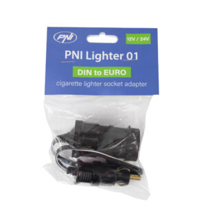 DIN adapteris į EURO cigarečių degiklio lizdą PNI Lighter 01 su ilginamuoju laidu, 12V/24V - Image 6