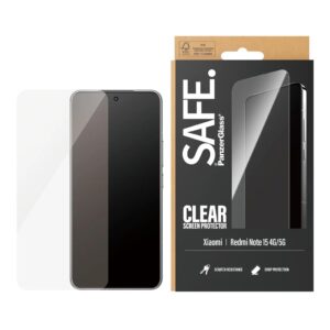 SAFE by PanzerGlass Ultra-Wide Fit ekrano apsauga, skirta Xiaomi Redmi Note 15 (5G)