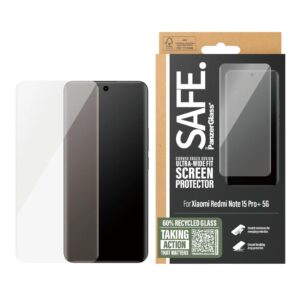 SAFE by PanzerGlass Ultra-Wide Fit ekrano apsauga, skirta Xiaomi Redmi Note 15 Pro Plus (5G)