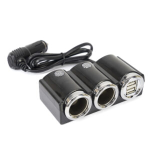 Automobilinis cigarečių degiklio skirstytuvas PNI Lighter 20 12V/24V 2 išvestys, 2 x USB, LED indikatorius - Image 4
