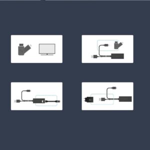 Ugreen 30985 išorinė tinklo plokštė, skirta Chromecast su micro USB / USB-A jungtimis 100Mb/s 1m – juoda - Image 4