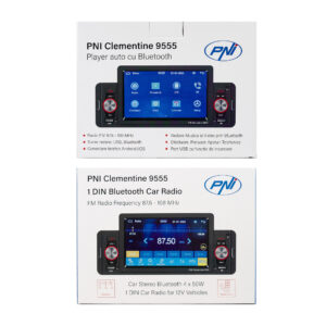 Automobilinis MP5 grotuvas PNI Clementine 9555 1DIN, 5 colių ekranas, 4 x 50W, „Bluetooth“, FM radijas, „Carplay“, RDS funkcija - Image 7