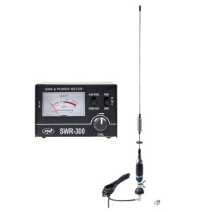 PNI S75 CB antena, 75 cm, su tvirtinimo varžtu, 4 m RG58 kabeliu ir PNI SWR-300 reflektometru SWR matavimui - Image 4