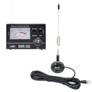 PNI ML29 CB antena, 34 cm, 70mm magnetas ir PNI SWR-300 reflektometras SWR matavimui, juodas - Image 4