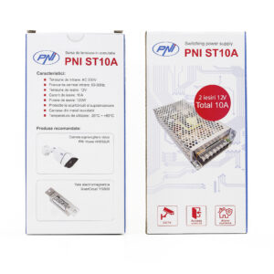 Perjungiamas įtampos šaltinis PNI ST10A 12V 10A stabilizuotas stebėjimo sistemoms - Image 9