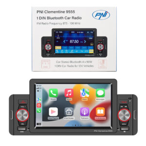 Automobilinis MP5 grotuvas PNI Clementine 9555 1DIN, 5 colių ekranas, 4 x 50W, „Bluetooth“, FM radijas, „Carplay“, RDS funkcija - Image 8