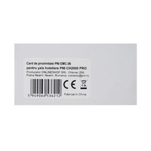 Artumo kortelė PNI EMC-06 13.56 MHz, skirta Yale viešbučiams PNI CH2000 PRO - Image 3