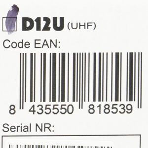 Nešiojama radijo stotelė Dynascan D12U DMR UHF, 400-470 MHz, 32 kanalai - Image 4