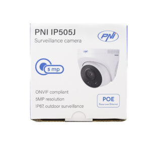 Vaizdo stebėjimo kamera PNI IP505J POE, 5MP, kupolinė, 2.8mm, skirta naudoti lauke, balta - Image 10