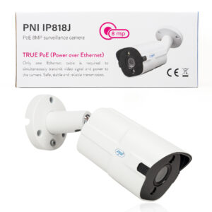 Vaizdo stebėjimo kamera PNI IP818J, POE, cilindrinė 8MP, 2.8mm, skirta naudoti lauke, balta - Image 8