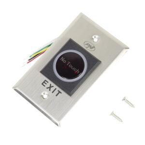 Įleidžiamas praėjimo jungiklis PNI PB103, bekontaktis, NO/NC/COM, 12V/24V DC, būsenos LED, metalinis, 5 laidai - Image 8