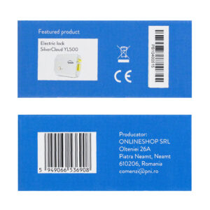 PNI PB104 prieigos jungiklis su lietimui jautriu paviršiumi, paviršinis montavimas, NO/NC/COM, 12V/24V DC, būsenos LED, metalinis, 5 laidai - Image 3