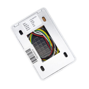PNI PB104 prieigos jungiklis su lietimui jautriu paviršiumi, paviršinis montavimas, NO/NC/COM, 12V/24V DC, būsenos LED, metalinis, 5 laidai - Image 9