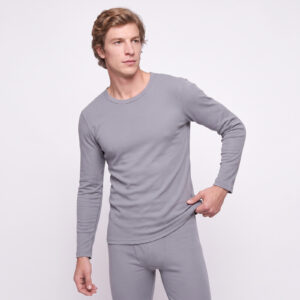 Vyriškas termo apatinių komplektas su merino vilna GAUBERT 150, XL dydis pilkas - Image 5