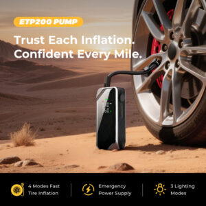 Flextail Evo padangų pompa 200, juoda - Image 3