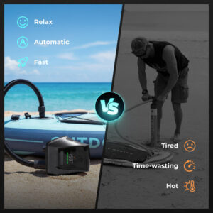 Flextail Evo Sup pompa 200, tamsiai pilka - Image 8