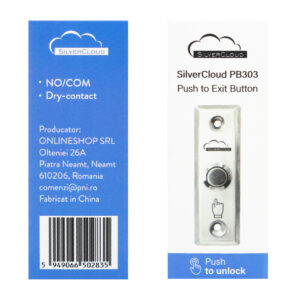 SilverCloud PB303 įleidžiamas prieigos mygtukas - Image 8